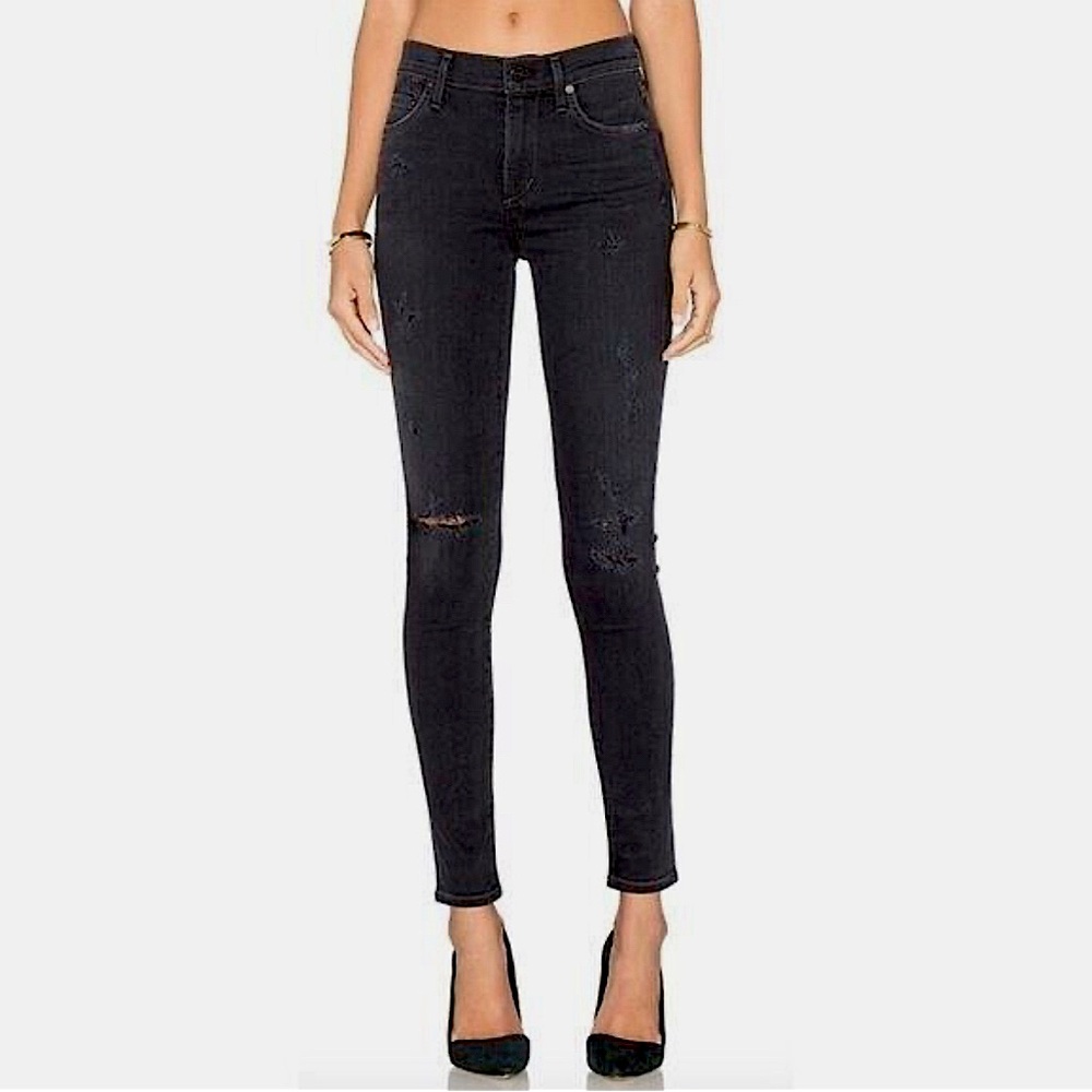 Citizens of Humanity rocket crop high rise skinny, size 26